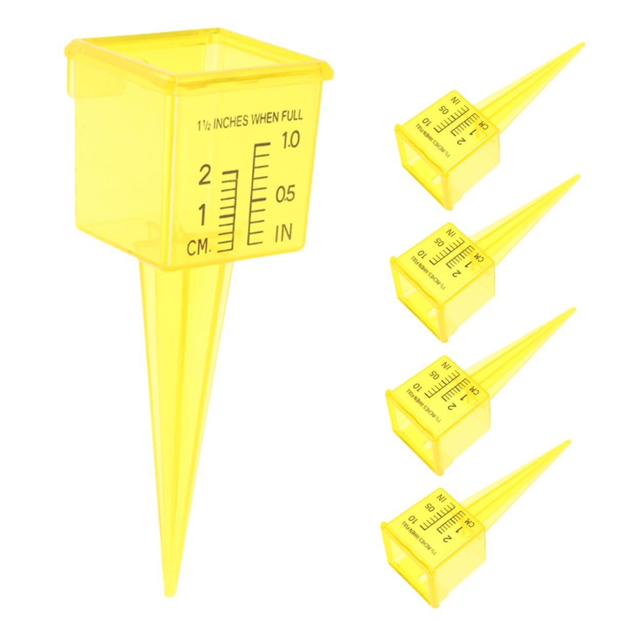FUNOMOCYA Lawn Sprinkler Water Gauge Weather Resistant Rain Gauge Accurate Rainwater Measurement