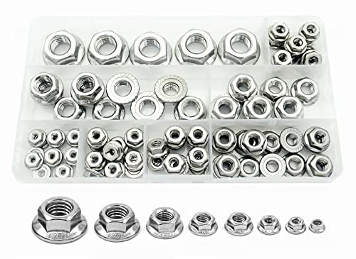 Écrous à bride hexagonale SAE en acier inoxydable 304 pour assemblages mécaniques durables