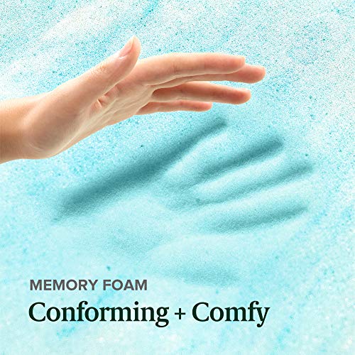 Image of ZINUS 4 Inch Swirl Gel Cooling Memory Foam Mattress Topper, Cooling Airflow Design, CertiPUR-US Certified, Queen