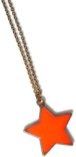 Orange Star Necklace Jewelry Glow In The Dark Bronzetone