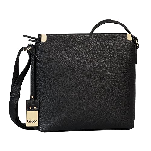 Gabor bags Gela Damen Umhängetasche Crossbody Bag Mittelgroß Schwarz