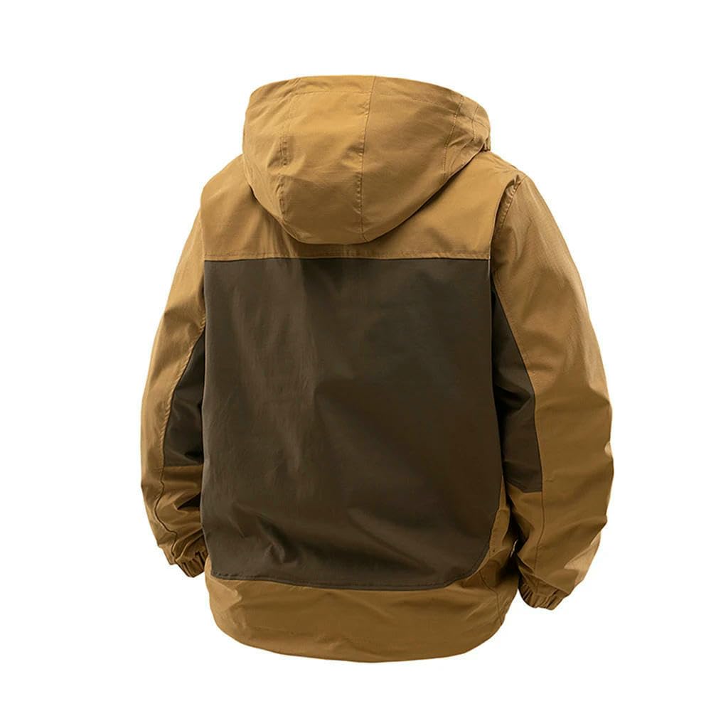 GLDFW Unisex Wiatroszczelna kurtka trekkingowa do wspinaczki górskiej wodoodporne kurtki outdoorowe sporty trencz wiatroodporny