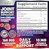 Joint Support Supplement - Extra Strength Glucosamine Gummy Supports Joints Health & Flexibility for Back, Knees, Hands - Natural Vitamin E Immune Support - Best Gummies for Women & Men - 120 Gummies #1