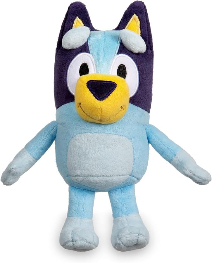 Pobusolt Blue Dog Soft Stuffed Toy Plush Toy 20cm/8" Tall Gift for Kids Ages 3-8 Years