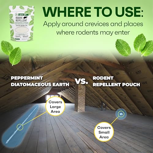 Mighty Mint Rodent Repellent Pest Control, Diatomaceous Earth Peppermint Pest Powder, 1 lb - Thumbnail 5
