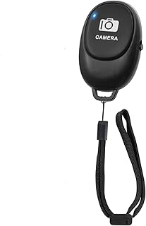 جهاز تحكم عن بعد مطور يعمل بالبلوتوث 5.0 مع غالق الكاميرا بتقنية البلوتوث للتحكم في كاميرا ايفون-اندرويد من فاشون مانيا أسود