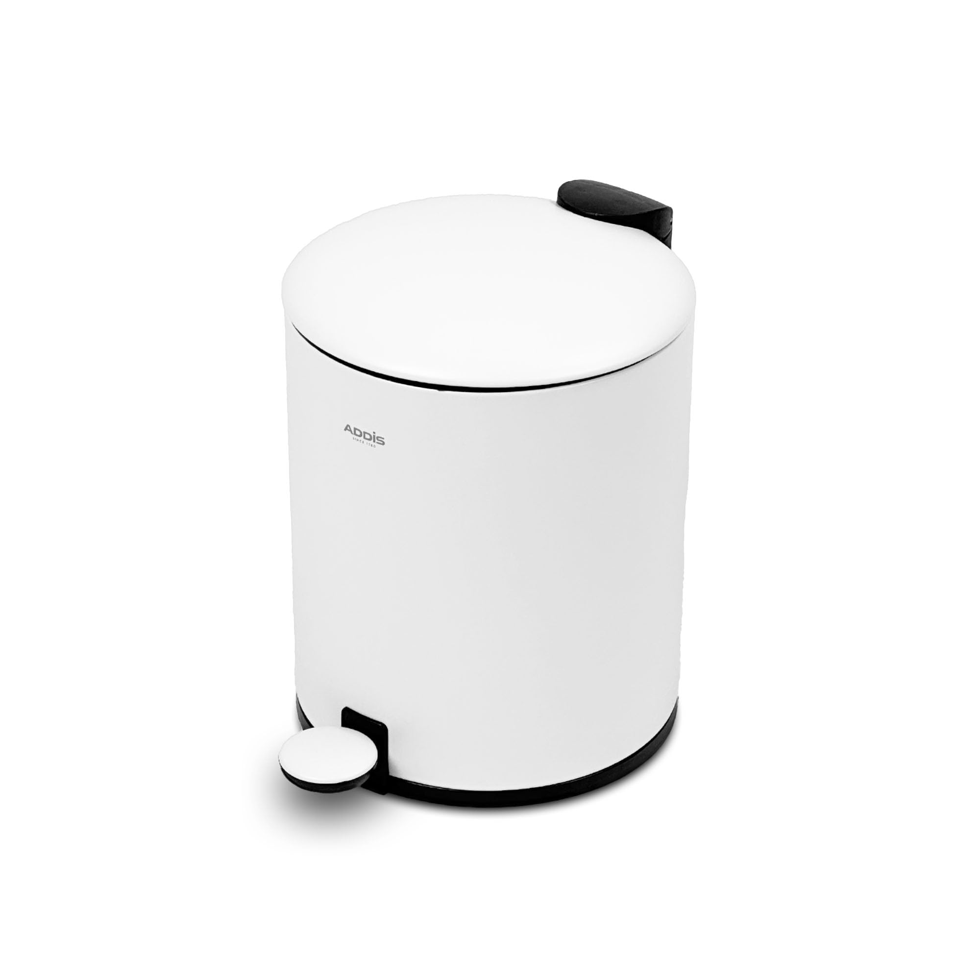 Addis 5L White Soft Close Pedal Bin - Stylish, Compact  Waste Bin‼️SEE DETAILS