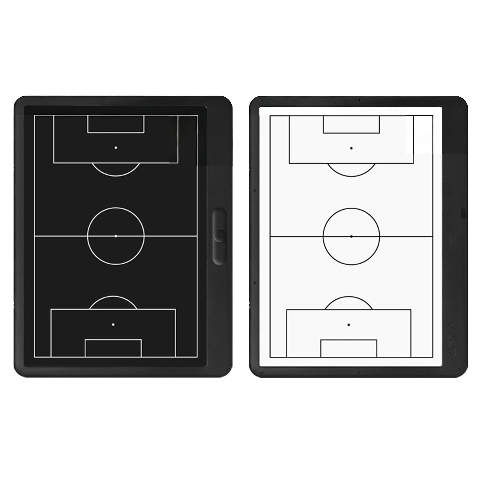 LCD-Fußball-Strategietafel, LCD-Basketball-Trainertafel, One-Touch-Löschtaste, Komplettes Zubehör, Leicht und Tragbar, Doppelseitig Erhältlich