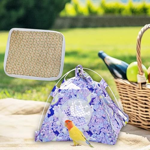 Baoblaze Tenda suspensa para, de pássaro, gaiola para hamster, casa para pequenos animais, hamster,