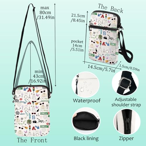 LEVLO Singer Album Crossbody Bag Singer Tour Fans Gift Song Concert Shoulder Bag Music Lover Merchandise2