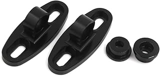 sourcing map 2 Stk. CNC Aluminiumlegierung Motorrad Rückspiegel Verkleidung Adapter Halter DE de