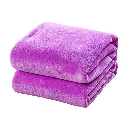 TREESTAR Mantas de bebé para niños otoño e Invierno bebé recién Nacido Copo de Nieve pequeña Manta de Pelo Manta de Siesta Size 100 * 150CM (Purple)