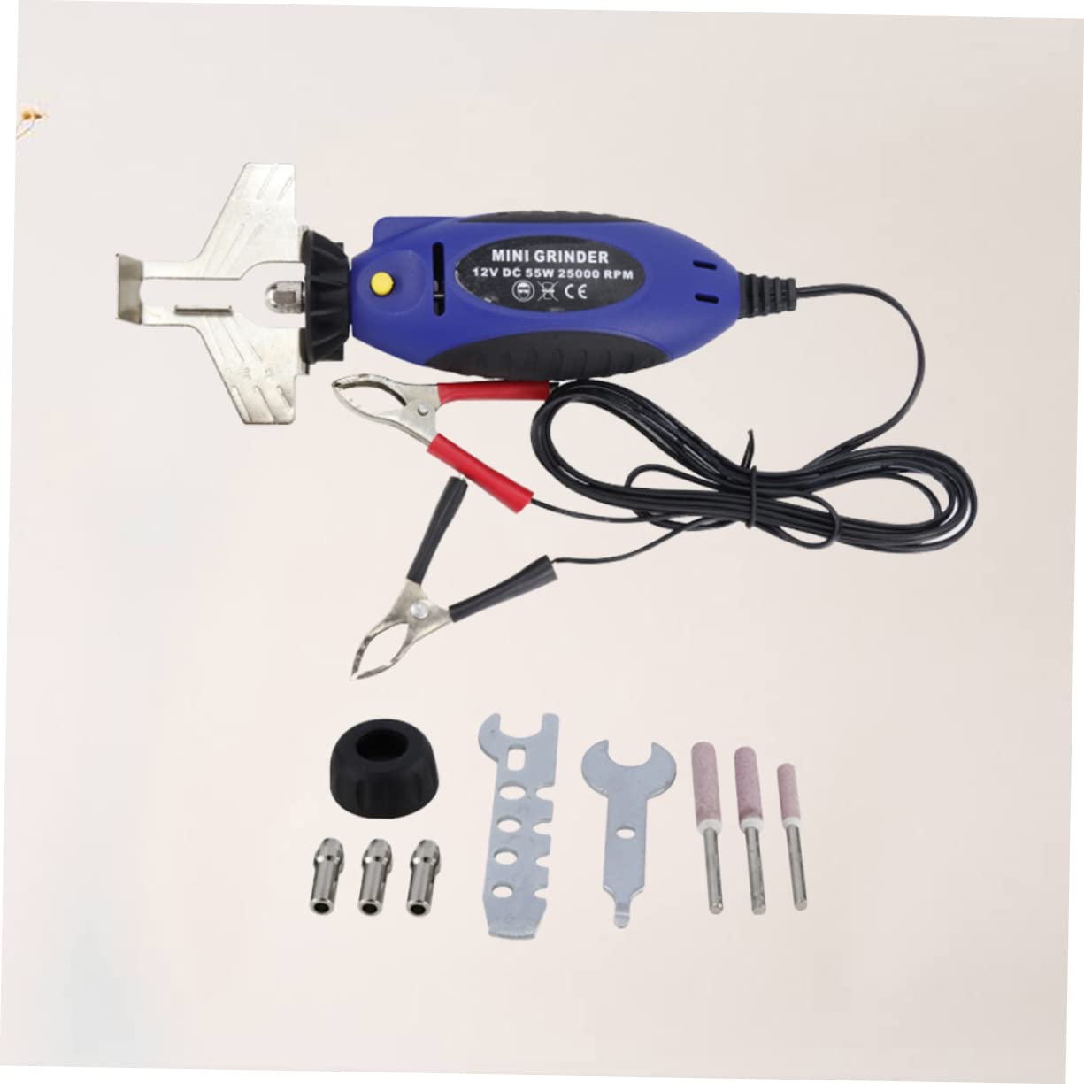 Mipcase Affilatrice Per Catene Elettrica Da Strumento Portatile Per Affilatura Manuale Con Chiave e Pietra Abrasiva Comodo Da Impugnare e Resistente