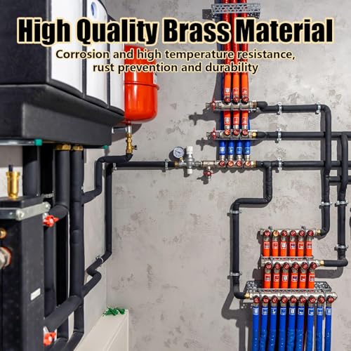 2 Stück Messing Gasschlauch Verbinder 1/4, Propan Acetylen Gasschlauch 1/4 Gasflaschen Adapter Gas Schnellkupplung, Doppelnippel 1/4 Zoll für Mit Schnellkupplung für Camper Outdoor