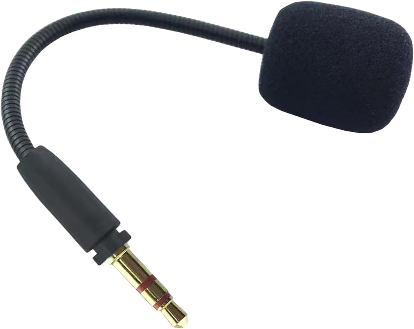 Replaceable 3.5mm Boom Mic for Bluetooth-compatible Headphones Mic Enhanced Noise Reductions and Lightweight Build Gaming Headphones Micr for Augmenter