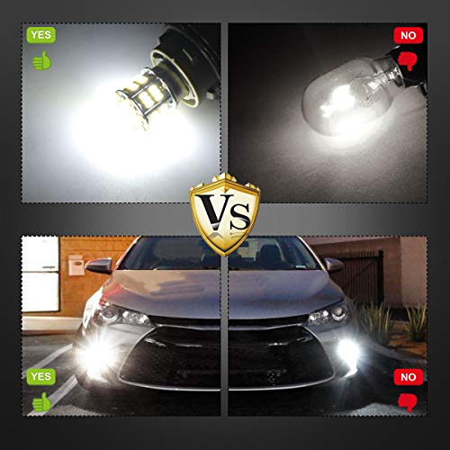 image for YITAMOTOR 4x 1157 LED Bulbs, 54SMD 650 Lumens, BAY15D 7528 2357 2057 L