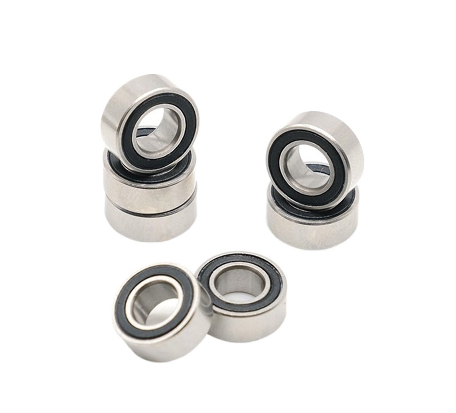 Rodamiento rígido de Bolas de Acero Cromado 10 Uds S684-2RS 4x9x4mm rodamiento de Bolas de Acero Inoxidable
