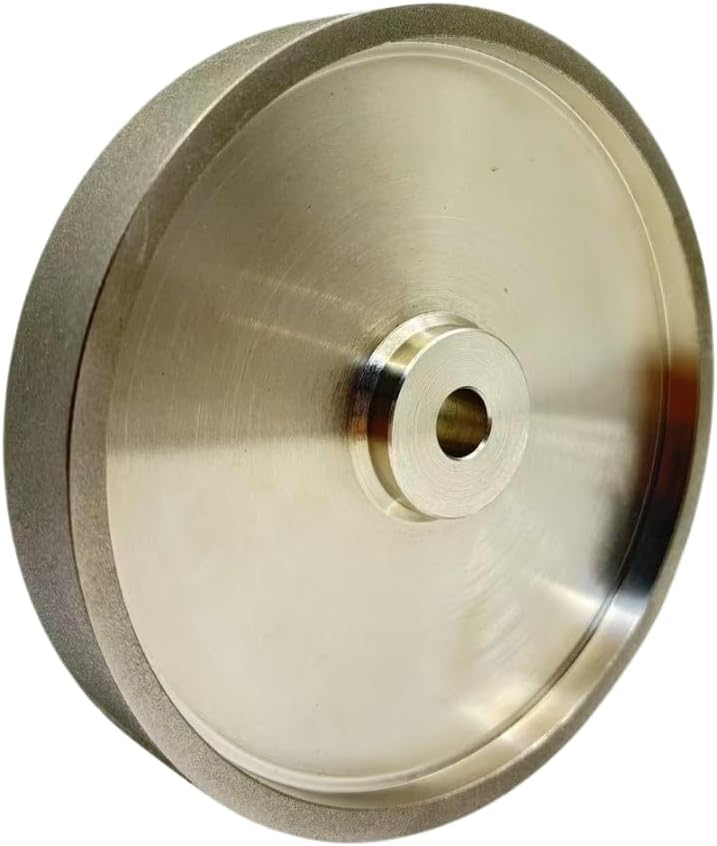 8-inch 600 grit CBN Grinding Wheel, Designed for Sharpening high-Speed Steel Tools, Lathe Tools, and Chisel Sets.Dimensions: 8" Diameter x 1" Width, 5/8" (Grit of CBN electroplated Grinding Wheel)