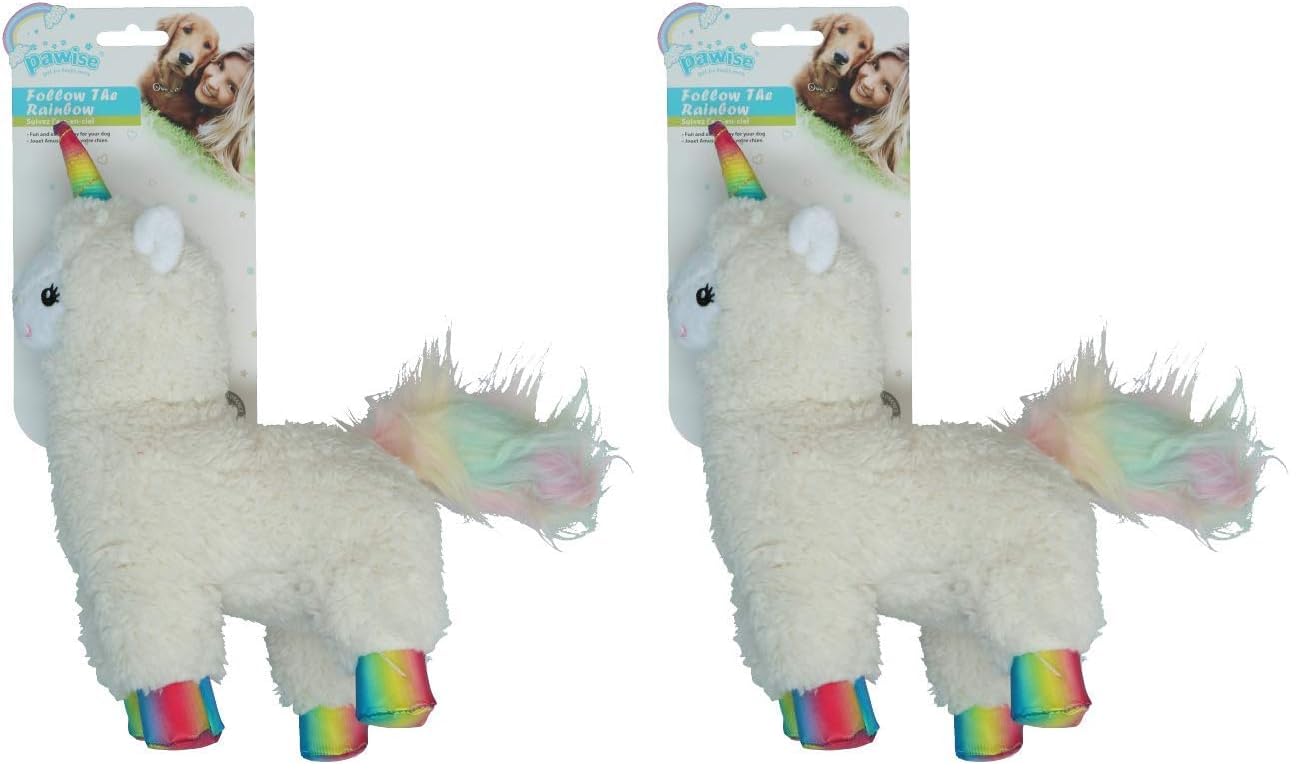 Pawise Rainbowworld -Llama Köpek Oyuncağı (2 paketi)