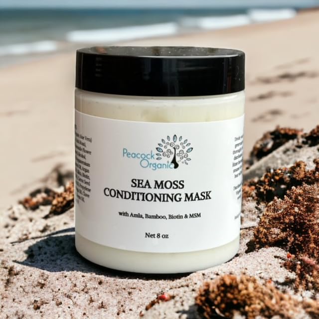 Sea Moss Mask with Amla, Biotin and MSM | Anti Shedding and Healthy ReGrowth | 8oz
