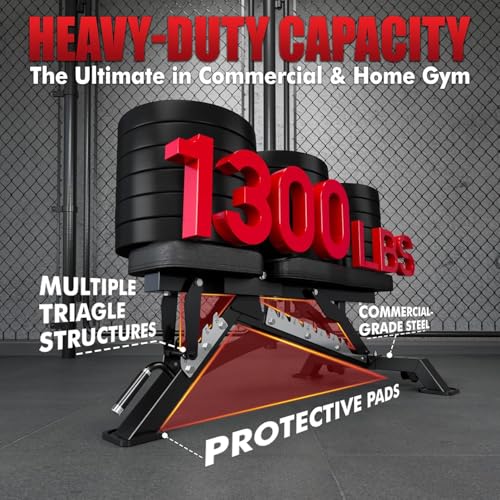 Image of RitFit Smith Machine Power Rack with LAT-Pull Down System, Landmine, Barbell Bar, Plate Storage Pegs and More Training Attachment
