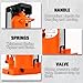 YATOINTO Toe Jack 5 Ton/10 Ton, Hydraulic Jack, Floor Jack Seal Kit for Construction Landscaping Farm Projects