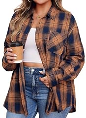 G-03 Orange Plaid Shirt