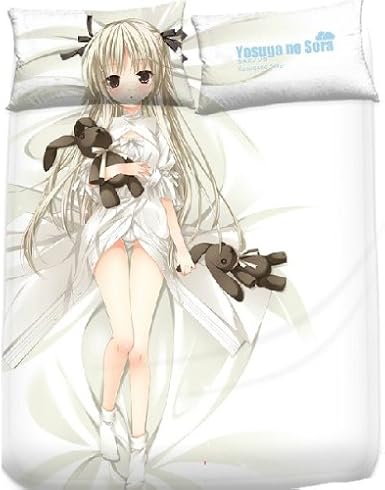 Amazon 描き下ろし添い寝シーツヨスガノソラ 春日野 穹 イラスト シングル ベッド フィットタイプシーツ ピローケースセット アニメ キャラグッズ 0x1cm アニメ 萌えグッズ 通販