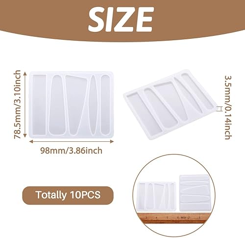 Vista 24 de 6 moldes de fundición de resina de silicona, corazón de perro, huellas de pata de perro, llavero de palabra de hueso, molde de fundición de jabón