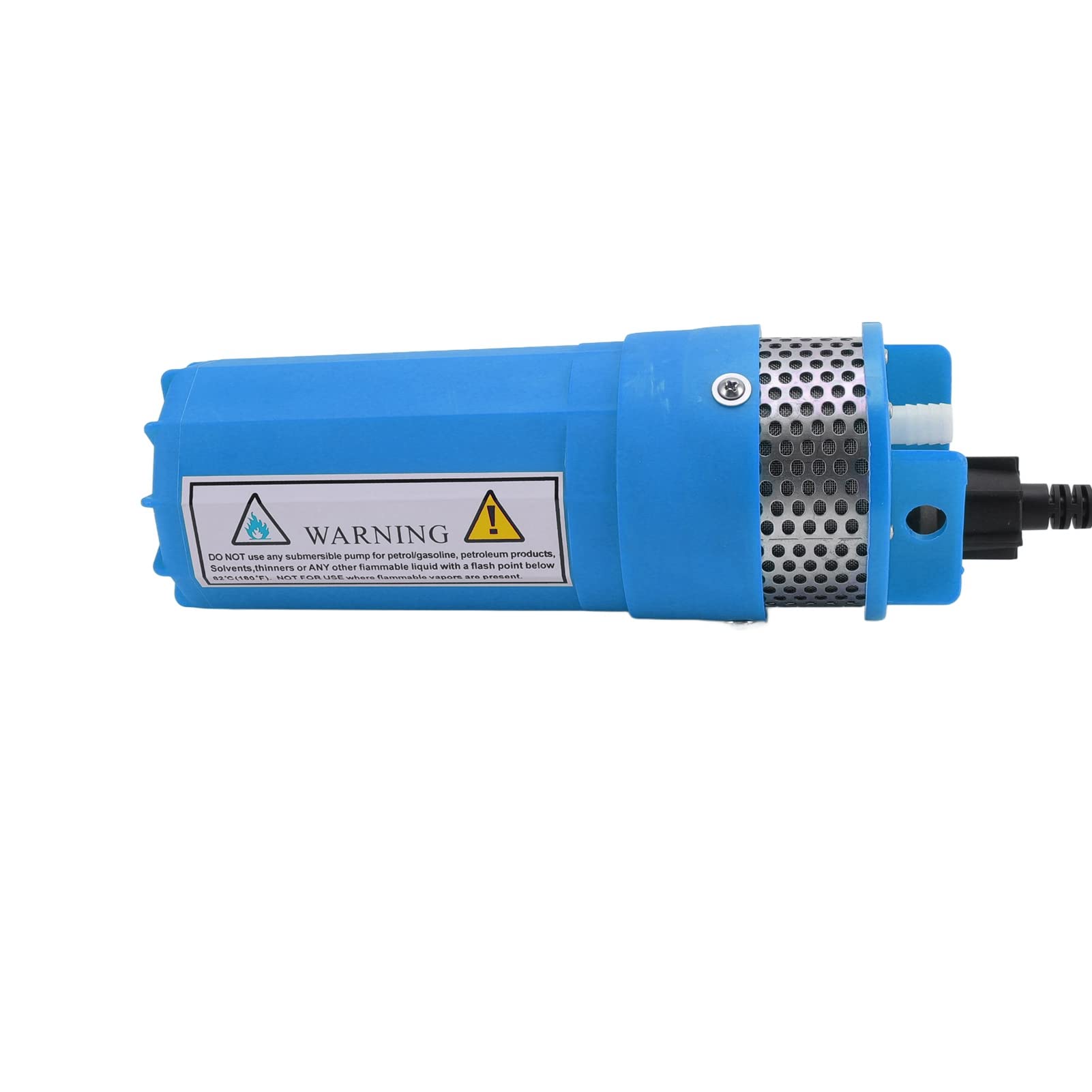 Hidyliu Bomba de Agua de Pozo Solar de 6.5L Bomba Sumergible de Energía Solar de Alta Potencia de 12 V CC para Estanque de Riego Necesidades de Agua Remotas (Azul)
