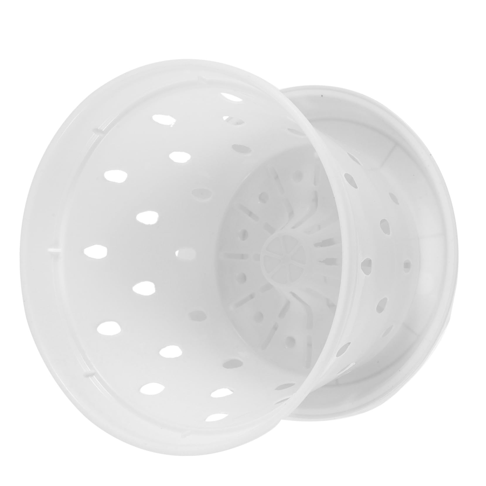 Pots pour orchidées transparents en plastique Levemolo | Lot de 5 avec fentes