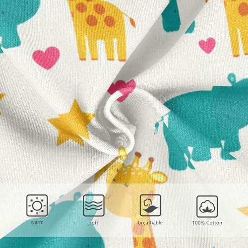 Cute Giraffe Hippo Star Heart Toddler Boy's Underwear 2T 23018843