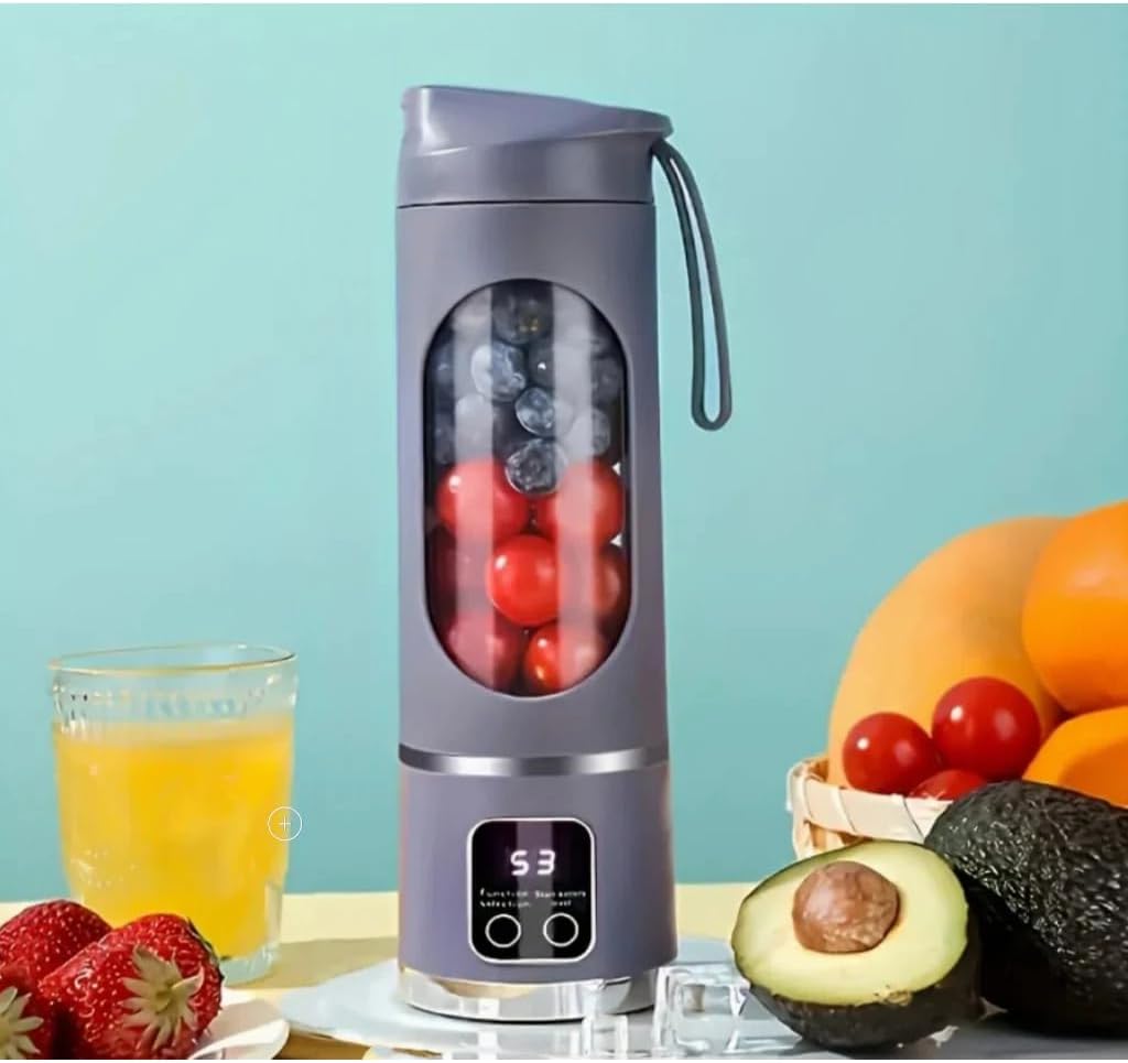 Liquidificador Portátil Recarregável 8 Lâminas Verde