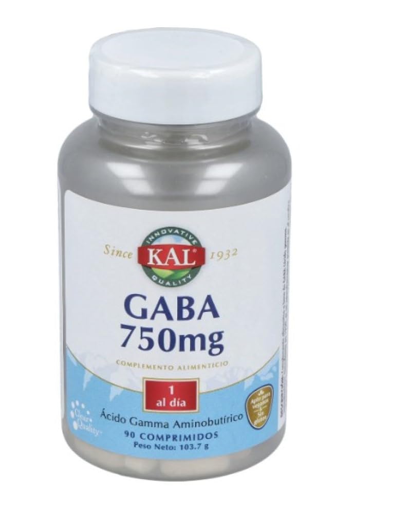 Solaray Kal - Gaba 750 Mg - 90 Comprimidos , 2 Pack