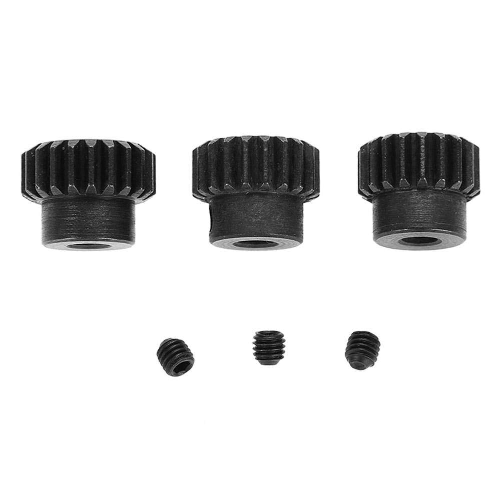 Lot Pignons Moteur RC 48DP 3.175mm Acier Chromé - 21T 22T 23T Pour Voitures 1/10, Anti-Rouille Et Précis