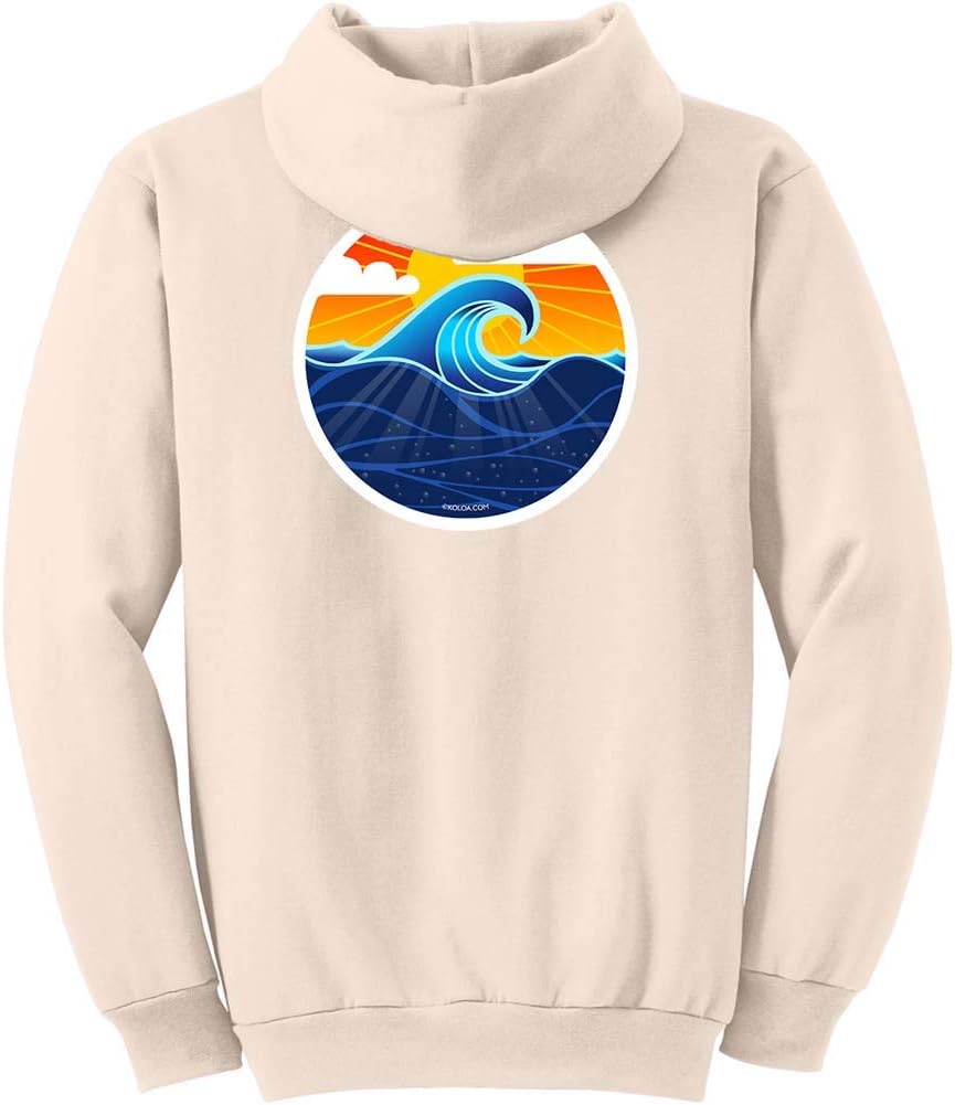 Koloa Surf Mens New Dawn Classic Logo Pullover Hoodie in Small - 5X-Large
