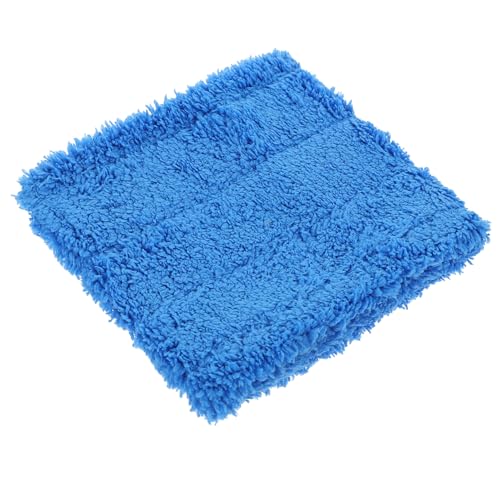 Beaupretty Repuesto de Mopa de Microfibra Azul Paño de Limpieza Coral para Duros Fácil de Lavar y Fijar para y Oficinas