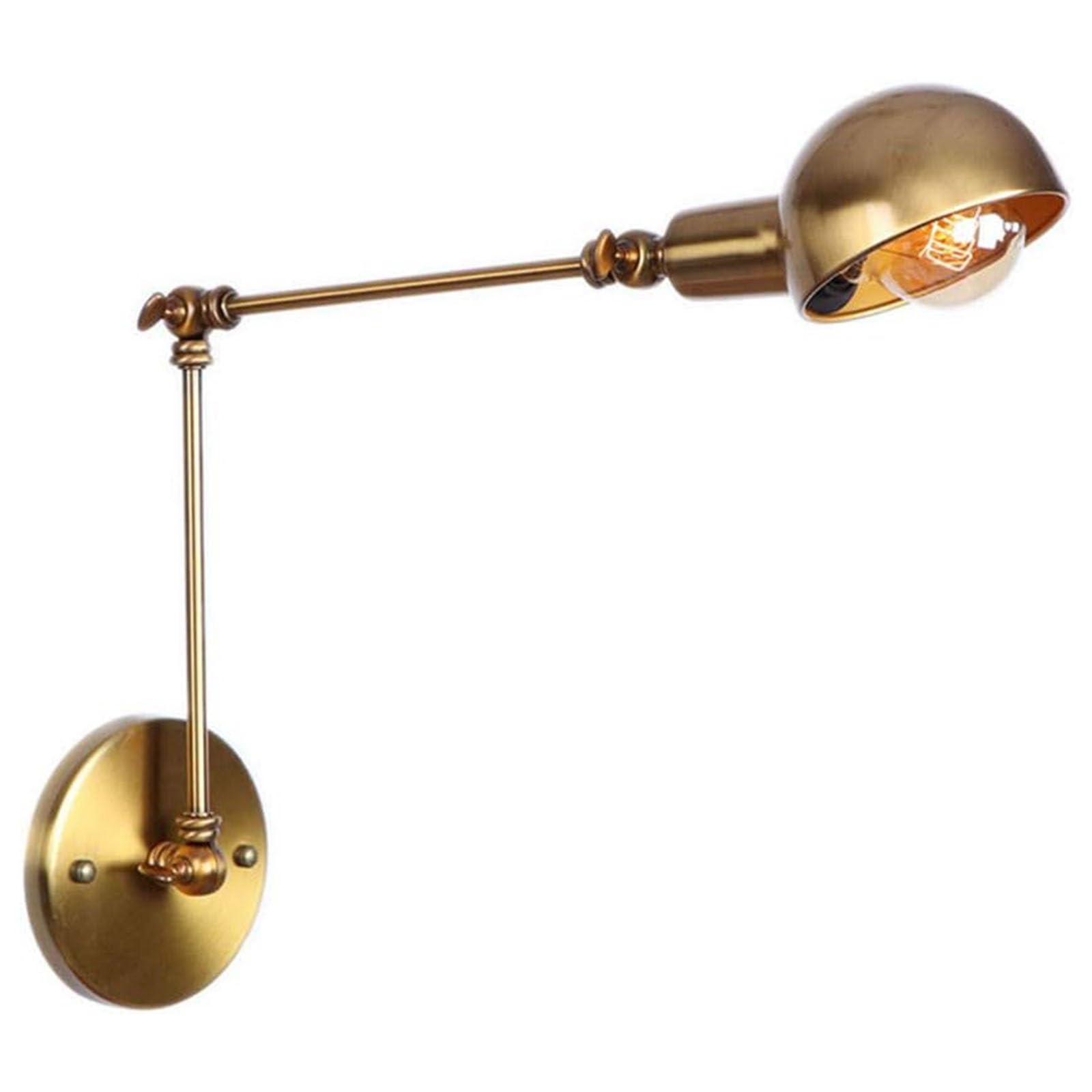 Industrial Vintage Retro Long Arm Extendable Wall Lamp, E27 Metal Retro Wall Sconce, Wall Lamp For Hallway Living Room Bedroom Restaurant, Rocker Arm Long Arm Wall Lamp, For Aisle Study Bar(A)