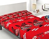 Diseños Actuales Export Trading Disney-Juego de sabanas con diseño Cars, 260 x 180 cm, Algodón, Unico, 260x180x1 cm, 3 Unidades