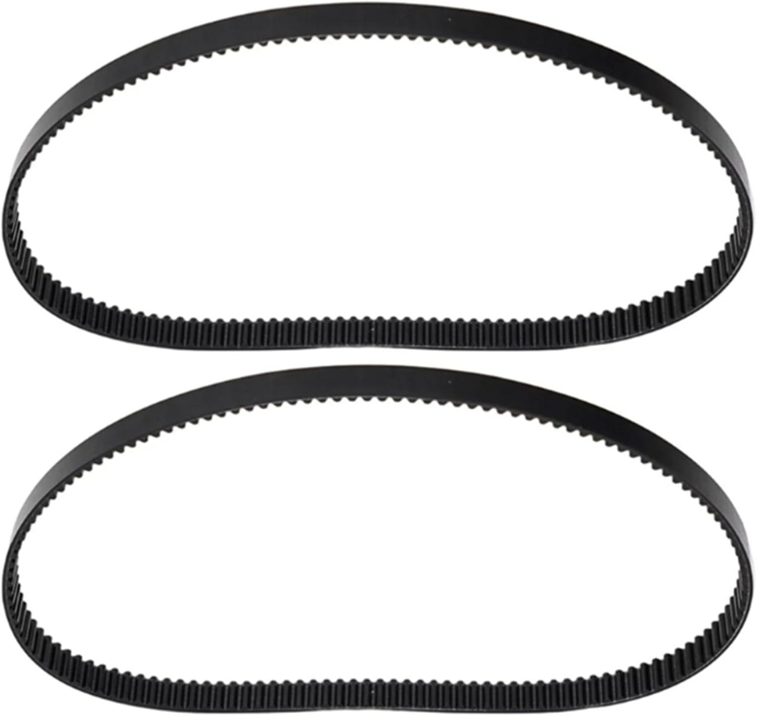 125 Tooth 375mm Drive Belt with Rubber Construction, 2 Items