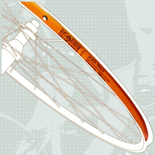 Cinta para llanta Bike Ribbon para rueda de 26 pulgadas, ancho 18 mm, paquete de 2 unidades miniatura 3
