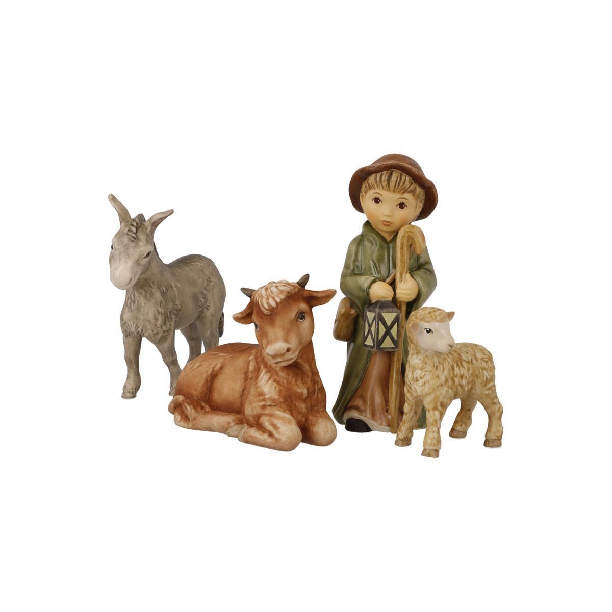 Goebel Weihnachtskrippe Krippentiere und Hirte - Set - Set
