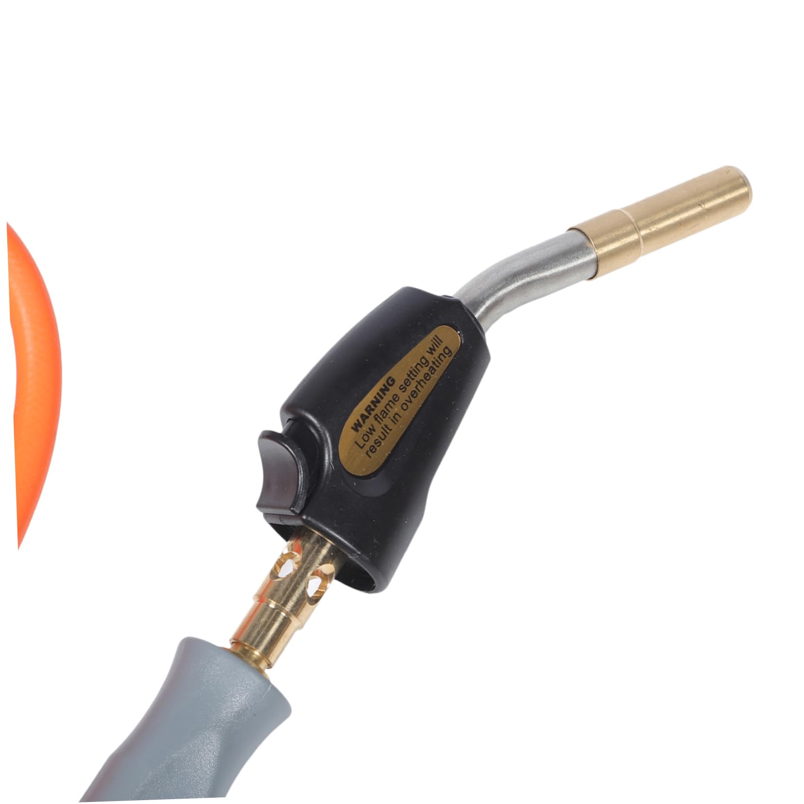 SOLUSTRE Soplete de Gas para Soldadura con Encendido Electrónico Presurizada para de Refrigeración y Calefacción Compatible con Tanques de Incluye Manguera sin Cilindro de Gas