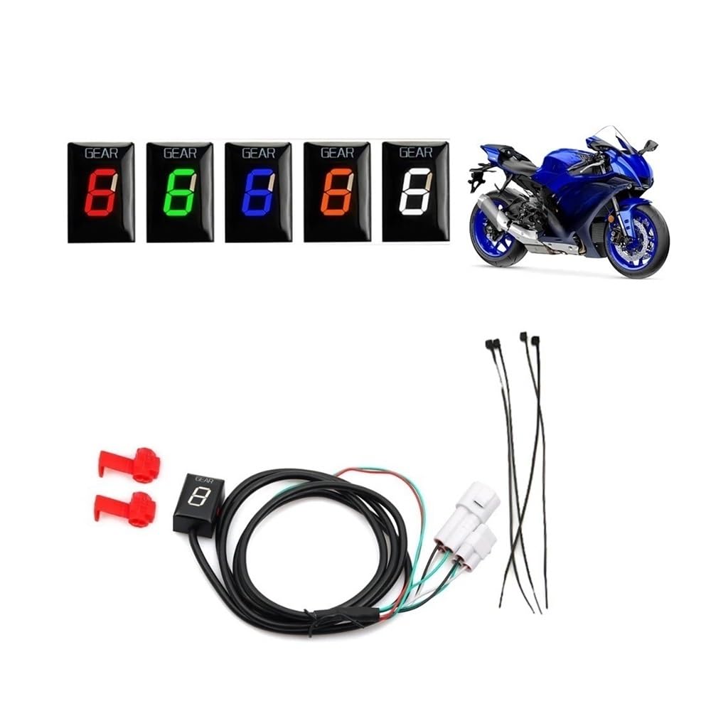 indicateur de rapport engagé moto Indicateur De Pour YZF-R1 YZF R1 YZFR1 2001-2004 2005 2006 2007 2008 Accessoires Moto Compteur D'affichage À 6 Niveaux