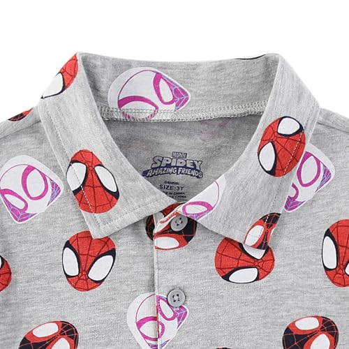Marvel Spidey & His Amazing Friends Boys Short Sleeve Polo Shirt for Toddler and Big Kids2