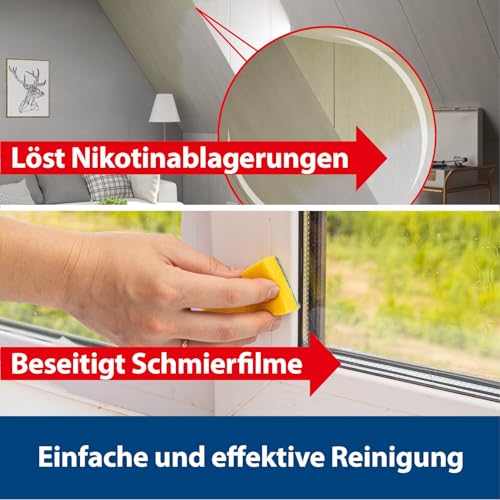 Mellerud Nikotinentferner 0,5 l für wirksame Reinigung von Oberflächen