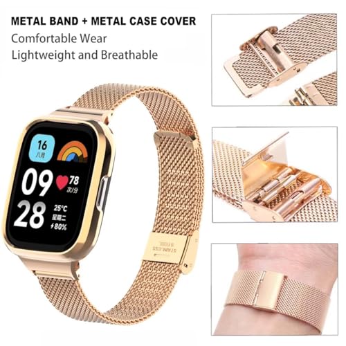 Correa metálica compatible Xiaomi Redmi Watch 3 Active miniatura 5
