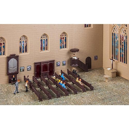Set décoration Église FALLER décor miniature maquette train HO - 4