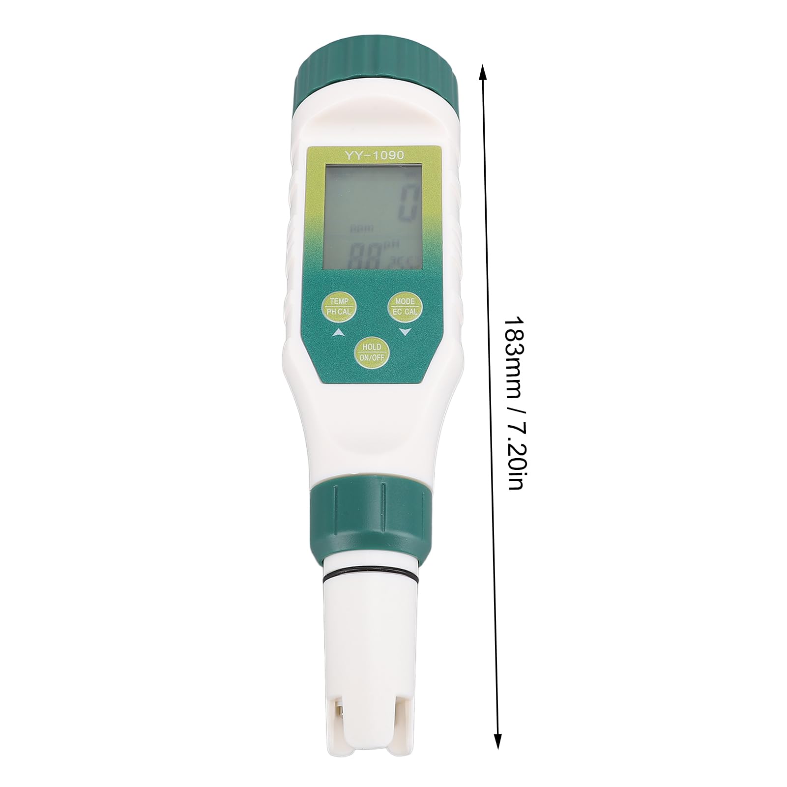Greensen 5 in 1 Tester di qualità dell'Acqua Tds EC Temp Salinità con Sonda Multi-Parametro per Acquari, Acqua Potabile, Piscina, Design Portatile Leggero