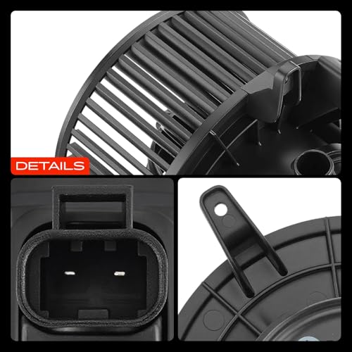 A-Premium HVAC Heater Blower Motor Assembly Compatible with Chevy, GMC, Buick & Cadillac Vehicles - Silverado 1500/2500 HD/3500 HD, Sierra 1500/2500 HD/3500 HD, Traverse, Acadia Limited, Enclave by A-premium - Image 9